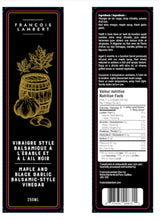 Charger l'image dans la galerie, Vinaigre style balsamique à l’érable et à l’ail noir