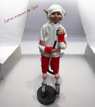 Load image into Gallery viewer, Red &amp; White Hockey Elf Floridus elf
