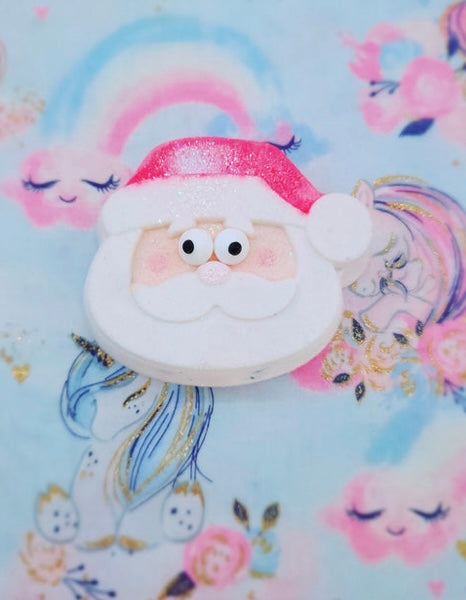 Bombe de bain moussante Père Noël Gingham Bombe et potion magique de licorne