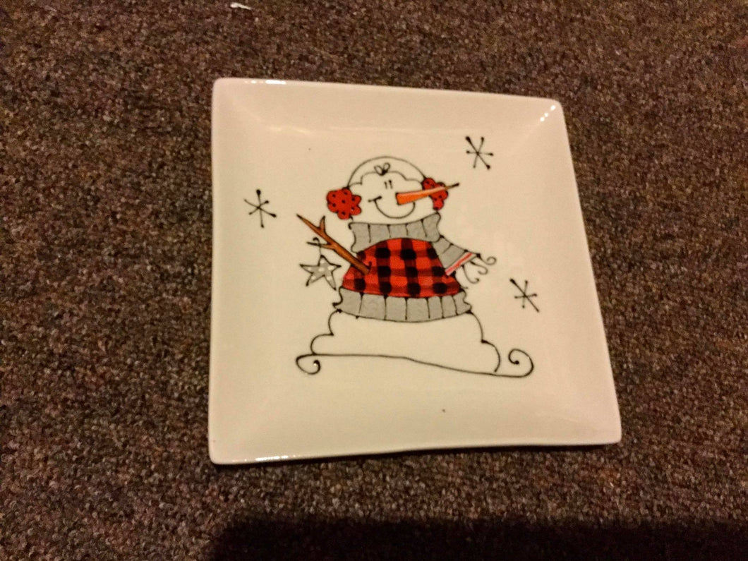 Plate 6 1/2'' x 6 1/2''