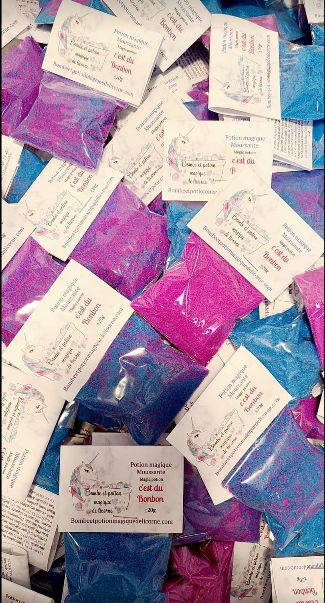 Individual Foaming Magic Potion Unicorn Magic Potion and Bomb
